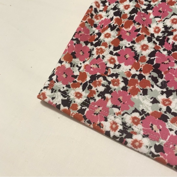 Zara Floral Long Sleeve Dress with Cut Outs Size Large - Picture 9 of 16